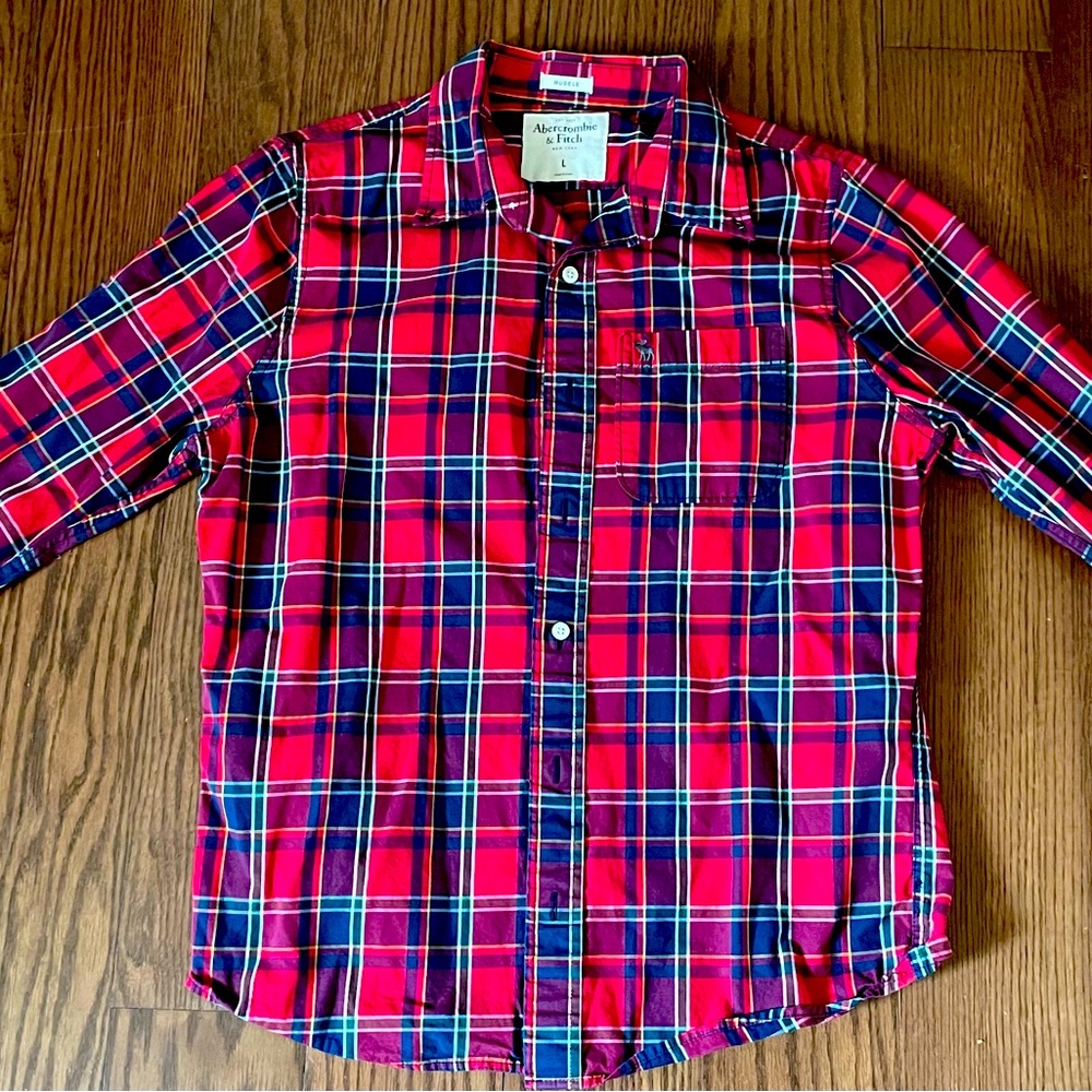 Abercrombie & Fitch plaid long sleeve